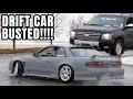 Drift Car BUSTED On The Street