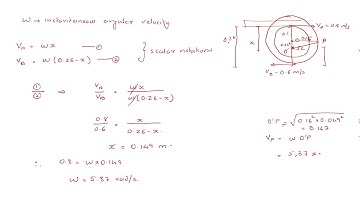 Lecture 20.2 - Kinematics of Rigid Bodies - General Plane Motion 1 - Problems