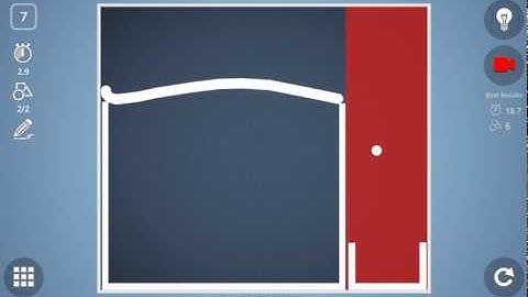 Check out how I solved level 7 in Brain It On! #BrainItOn