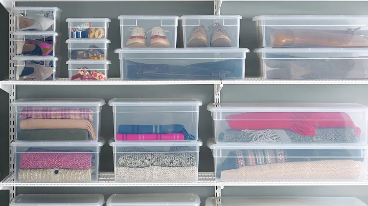 Our Clear Storage Boxes