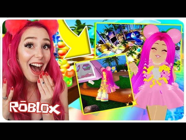 Reacting To Sunset Island In The New Royale High Update Roblox - meganplays roblox royale high sunset island