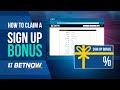 Betnow tutorial how to claim a bonus and lifeline tips