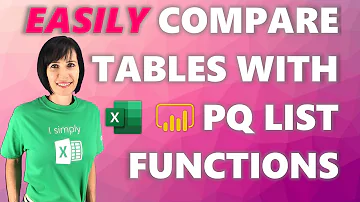 Easily Compare Multiple Tables in Power Query