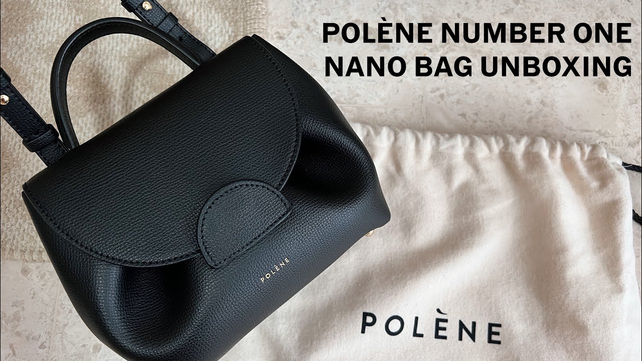 Unboxing my Polene Numbero Un Nano in Tan Textured leather 👝 and