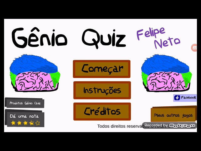 Parte 4 Felipe Neto jogando seu próprio jogo no gênio quiz #fy #foryou