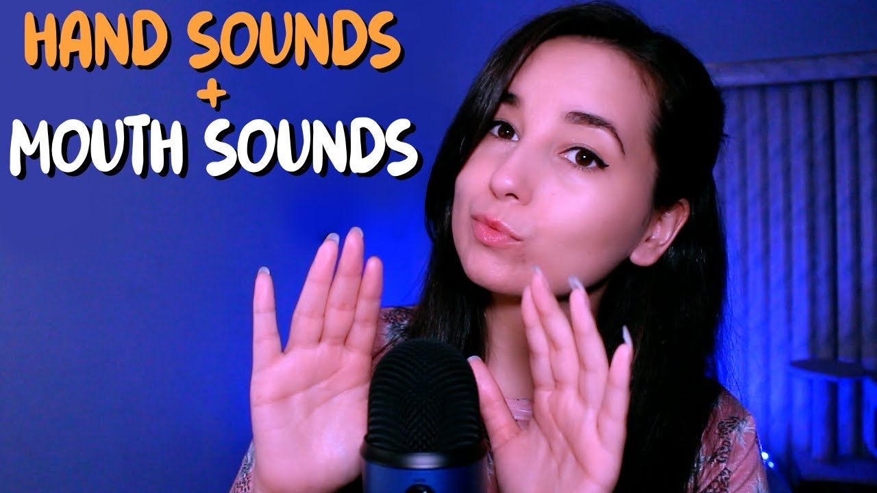 ASMR 》Hand Sounds + Mouth Sounds (with Tongue Clicking)