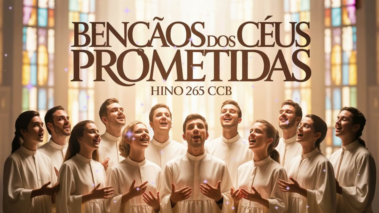 BENÇÃOS DOS CÉUS PROMETIDAS | HINO CCB 265 | CORAL