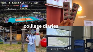 college diaries📓midterms, studying, meeting my jhs bestie, watch uaap men’s volleyball, & more! ⋆.˚
