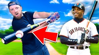 Can I Hit A Home Run With Barry Bonds' Actual Baseball Bat?