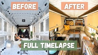 VAN BUILD UNDER $15,000 TIME LAPSE