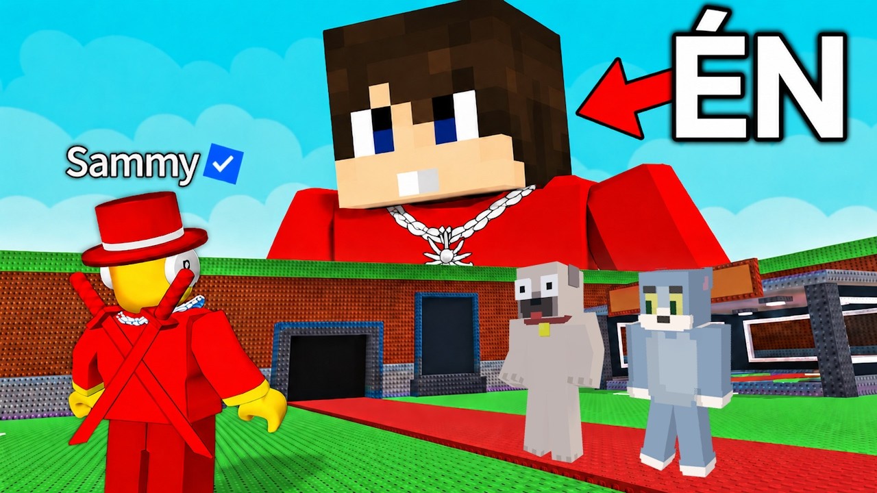 SAMMY LETTEM ÉS EVENTET CSINÁLTAM A STEAL A BRAINROT MINECRAFTBAN!