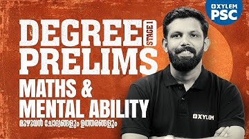 Degree Level Prelims Stage 1 Exam Analysis | Maths and Mental Ability | Xylem PSC