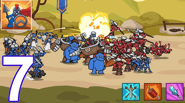 Stick War 2 : Battle Of Legions Part 7 Level 103 - 118 Gameplay (android, iOS)