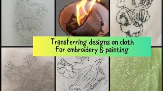 Transferring patterns from tracing to fabric easily without carbon | Tracing without carbon