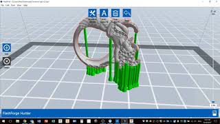 Suppport and Slicing for DLP Wanhao D7
