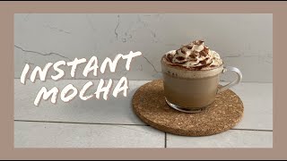 How to Make a Mocha Using Instant Coffee | Easy