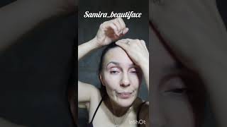 расслабляем брови и межбровку