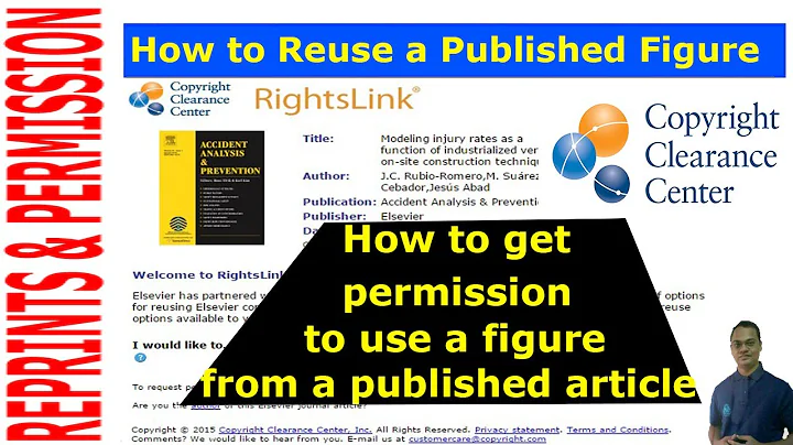 How to obtain permission to reuse figures from published articles !!