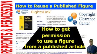 How to obtain permission to reuse figures from published articles !! screenshot 5
