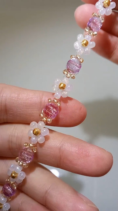handmade beads bracelet tutorial #diy #stonebeads #creativestyle #diyideas #handmade #bracelet #new