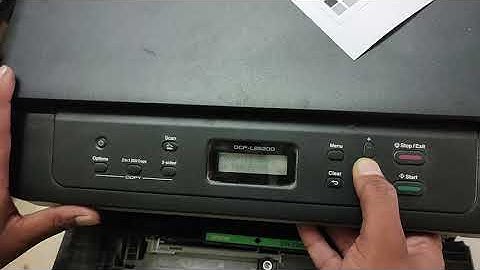 how to reset toner/cartridge of brother dcp-l2520d printer