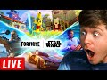 Live  fortnite star wars  kaiju universe count down