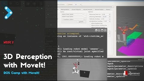 [Movelt! Camp] Week 5: 3D Perception with MoveIt