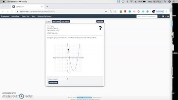 DeltaMath: How to find Y Intercepts of Parabolas