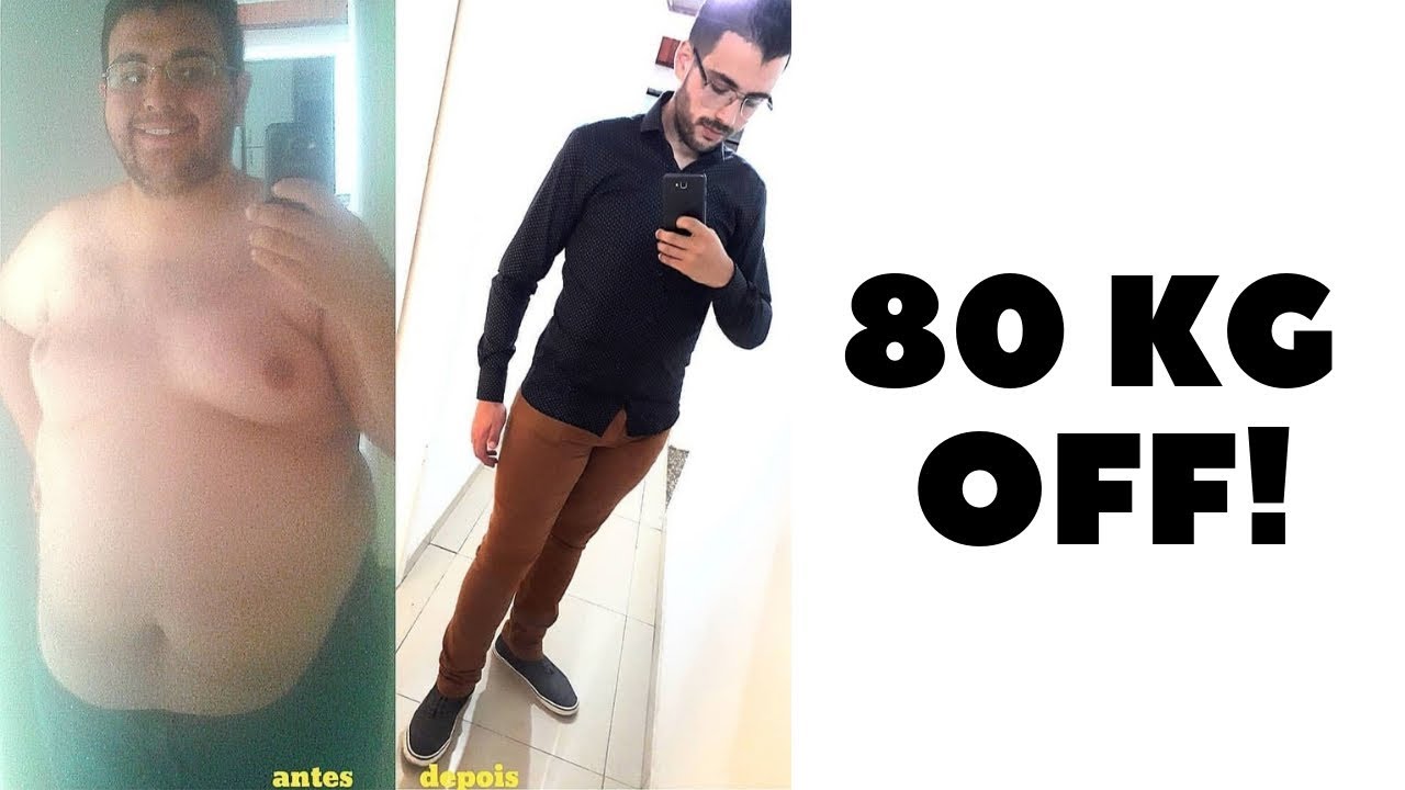 ANTES E DEPOIS – MENOS 80 KG