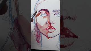 How I use watercolor pencils