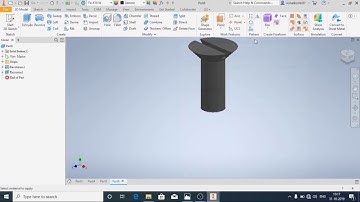 Autodesk Inventor-2020 Screw M6 of Machine Vice