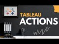 Introduction to tableau actions  filter actions demos  bonus topics