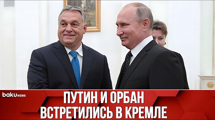 Президент РФ Владимир Путин провёл в Кремле встречу с премьер-министром Венгрии Виктором Орбаном