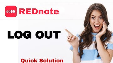 How To Log Out On REDnote App For Iphone | Step By Step