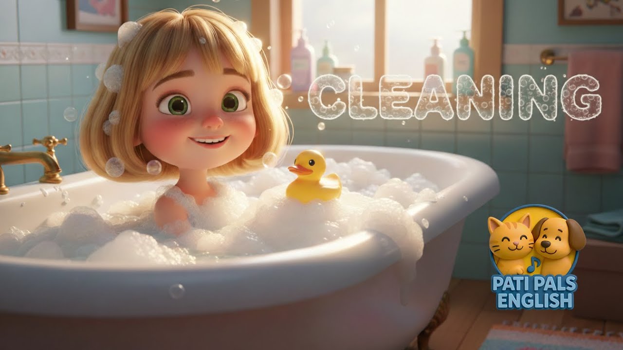 Cheerful Cleaning Song 🧼 | Fun and Educational Children’s Song!