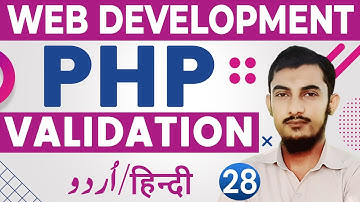 28 PHP Form Validation Tutorials For Beginners In Urdu And Hindi By @RahberAcademy
