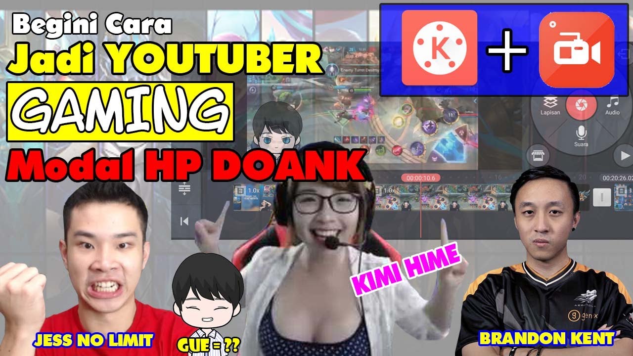 Cara Menjadi Youtuber GAMING modal HP - YouTube