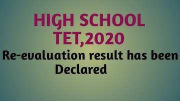 Assam HIGH SCHOOL TET 2020||RE-EVALUATION Result has been declared||Marks||TET 2020