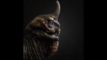 Creature Timelpse - Zbrush - Mari - Arnold