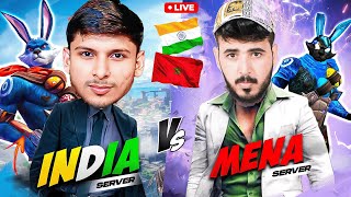 OH NO ‼INDIA 🇮🇳 VS MENA 🇲🇦 YOUTUBER 4X4 FT-SMOOTH, BADAL, KHATRI  #nonstopgaming -free fire live