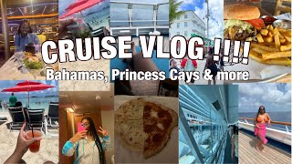 Carnival Cruise Vlog !!! | Bahamas, Princess Cays & more. #trending  #travelvlog #cruise