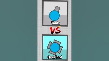 basic tank vs strongest tanks in diep.io #diep #diepio #shorts