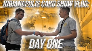 Setting Up As A Dealer At A Card Show  Indianapolis Card Show Vlog: Day One