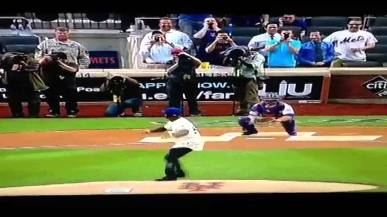 WATCH: Rapper 50 Cent Throws WORST FIRST PITCH EVER at Ny Mets Baseball