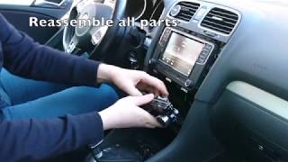 VW Passat B7 clima panel installation to VW Golf 6 by Lutz 19,075 views 6 years ago 4 minutes, 29 seconds