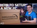 How to setup up a new Gaming PC - TechteamGB