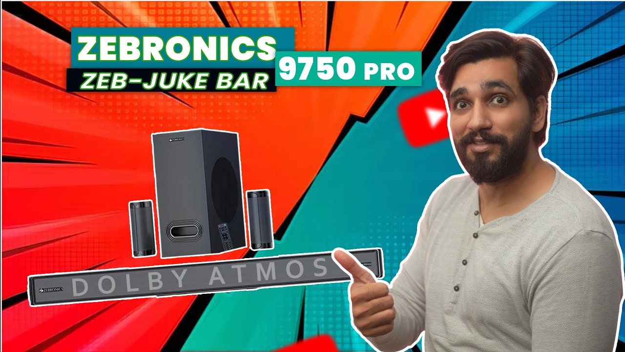 Zebronics Juke Bar 9750 - Dolby Atmos Soundbar