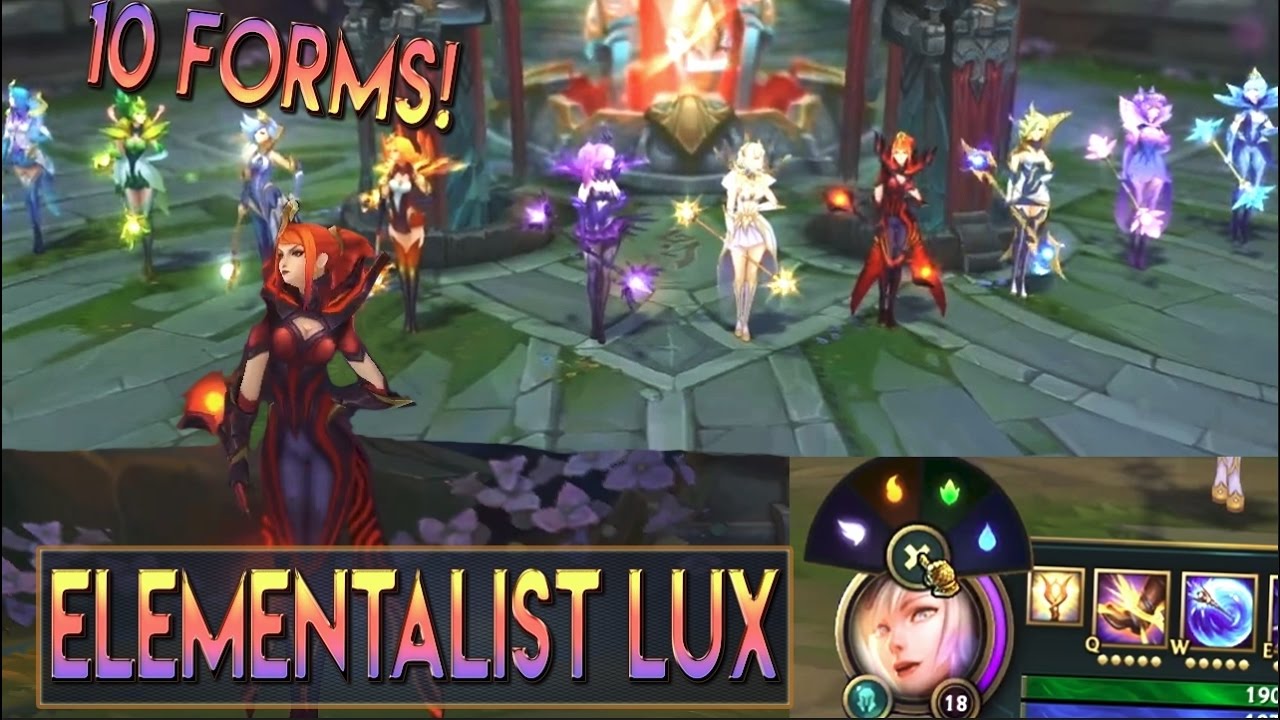 ELEMENTALIST LUX GAMEPLAY PREVIEW League of Legends (New