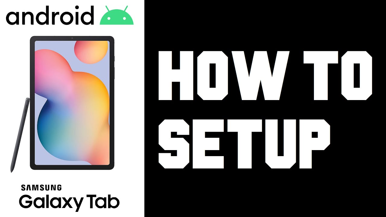 Samsung Galaxy Tab S6 Lite Unboxing and Setup Tutorial Instructions