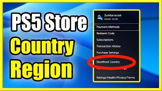 How to Change Country or Region on PS5 PlayStation Store (Location Tutorial) screenshot 5